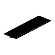 Dangtelis TOP FRAME M 4 dalių rozečių blokui, juodas