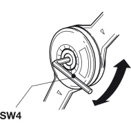 Screw-on bracket, For Duo standard/forte flap fitting