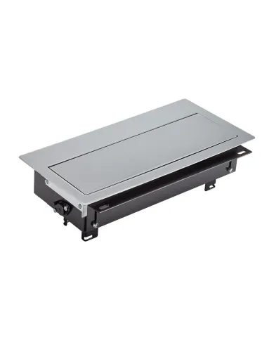 TOP FRAME table atop asym 4-way RAL9006 enclosure black