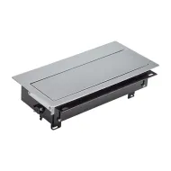 TOP FRAME table atop asym 4-way RAL9006 enclosure black