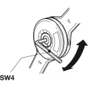 Lid stay/flap stay, Häfele Duo standard, individual fitting