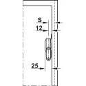 Screw-on bracket, For Duo standard/forte flap fitting