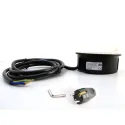 TWIST 2xCEE7/3 L2m cable white 30GE semi matt