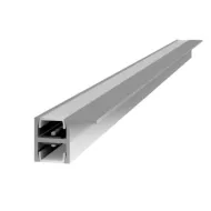 Profilis LED juostai įfrezuojamas dvipusis L3500mm, aliuminis