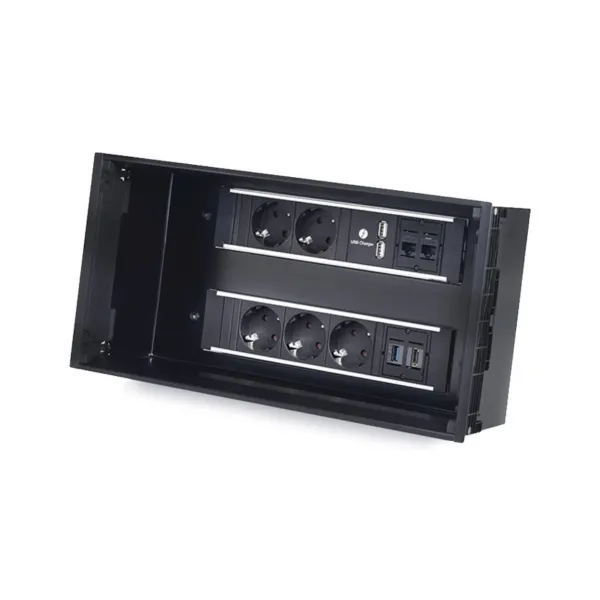 VENID 3xCEE7/3 1xCM power L0.2m GST18 black