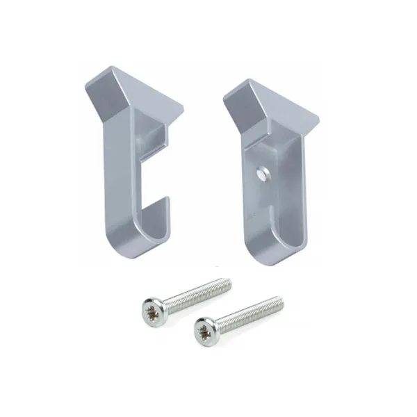 End support for oval tube, left/right