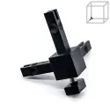 Joint CUBE 3-way with support adjustable black