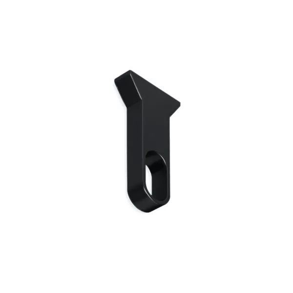 Mid support for oval tube black