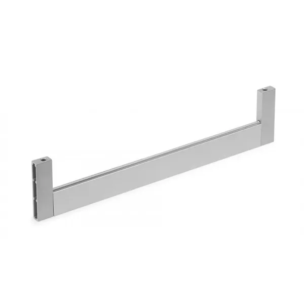 End support for 30x10mm rectangular tube, aluminum