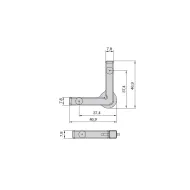 Joint CUBE to connect profiles 45°
