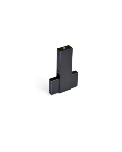 Mid support for 30x10mm rectangular tube, aluminum