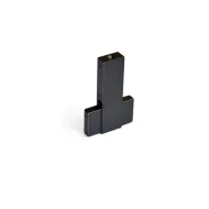 Laikiklis distancinis 30x10mm, stačiakampiam vamzdžiui, tarpinis balta