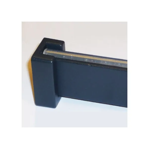 End cap for 30x12mm tube, anthracite