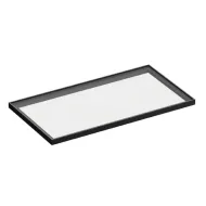 Shelf profile without LED groove L3000mm grey MODUS