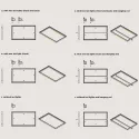 Shelf profile without LED groove L3000mm grey MODUS
