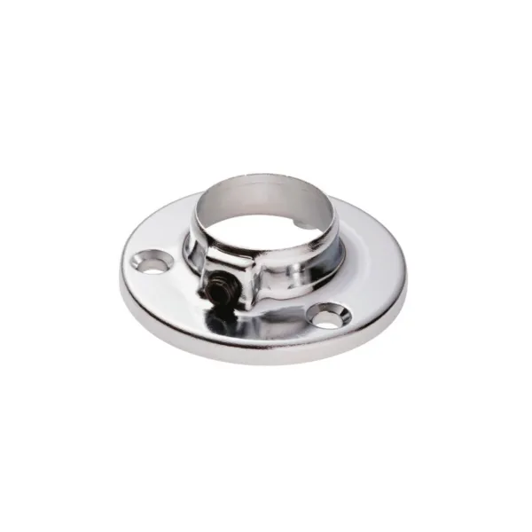 Support for Ø25mm tube chrome