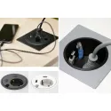 POWER DOT 1x220V, 2xUSB connections, 1 cable through, cable L1500mm, black