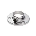 End support for Ø25mm tube black