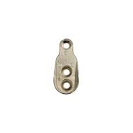 Laikiklis 30x15mm, vamzdžiui su 3 skylėmis
