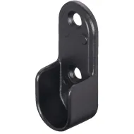 Laikiklis vamzdžiui galinis 30x15mm, juoda