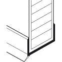 Profilis plintuso 19mm, L2500mm,