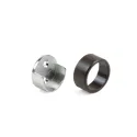 End support for Ø28mm tube brown moka