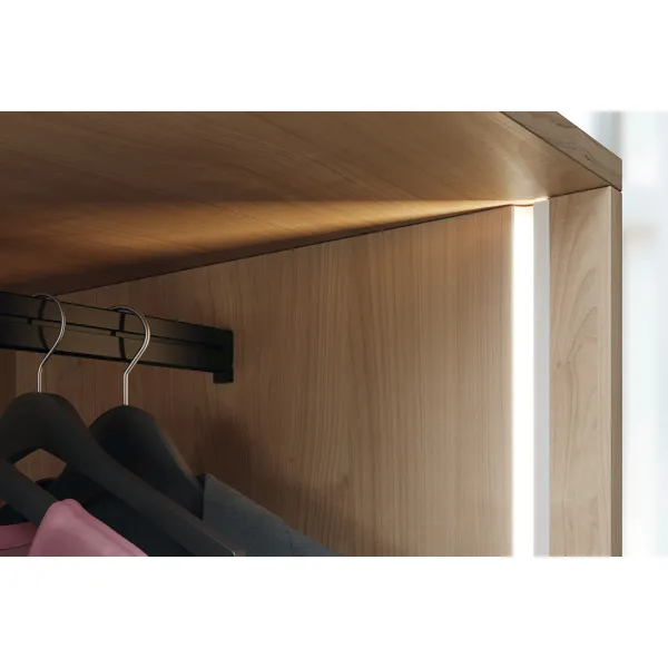 Profilis LED frezuojamas 1107 aliuminis L3000mm, matinis chromas