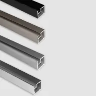 Frame profile 01, L3500mm, anodized, black