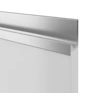 Aluminum handle profile, for recess mounting L3500mm stainless steel