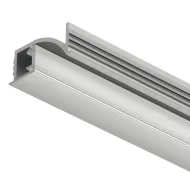 Profilis LED frezuojamas 1107 aliuminis L3000mm, matinis chromas