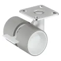 Twin wheel castor, Load bearing capacity 35kg, steerable with brake