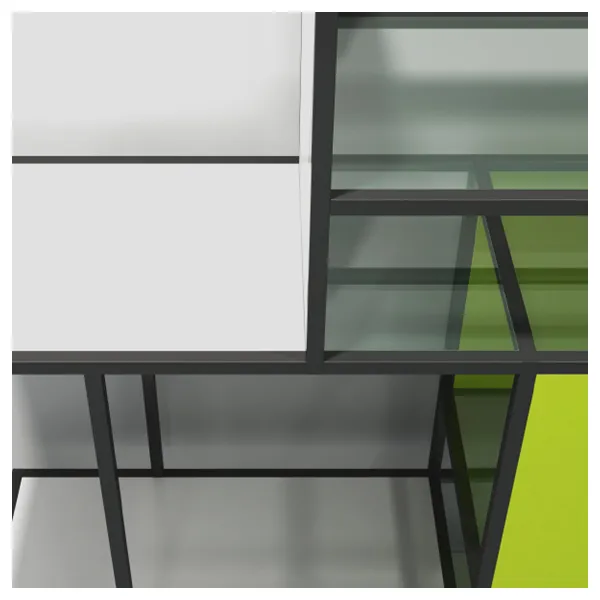 Profile iQube 16x16mm L600mm black