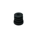 Tube end plug for tube Ø25mm internal, plastic, black