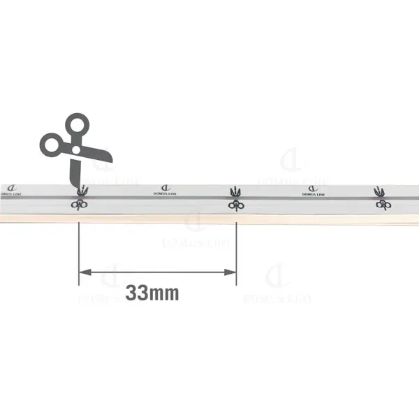 Flexible LED profile SE H4 L3000mm 24V 9.6W/m warm white 3100K