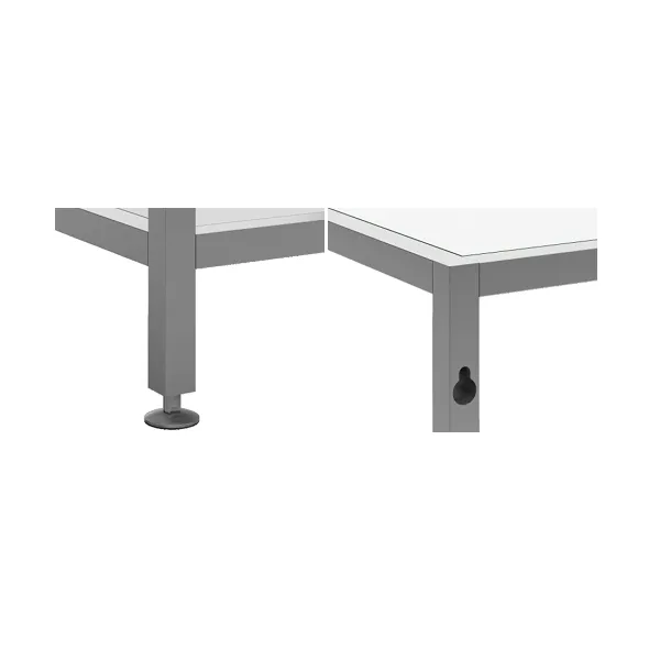 Profilis iQube 16x16mm, su 2 laikikliais L3500mm, juoda