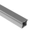 Profilis iQube 22x22mm, su 2 laikikliais L3500mm, juoda