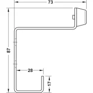 Wall mounted door stop, with wardrobe hooks