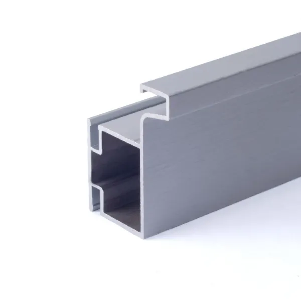 Aluminum profile single vertical L4700mm white RAL9010
