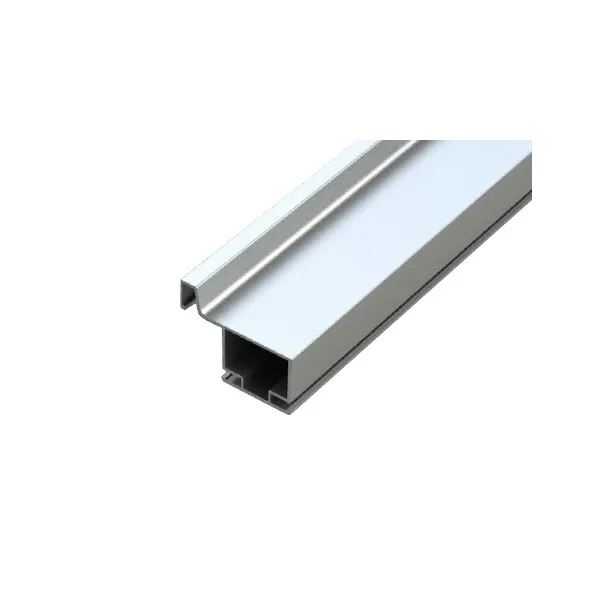 Aluminum profile single vertical L4700mm white RAL9010