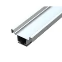 Profilis aliuminis dvigubas vertikalus L4700mm, balta RAL9010