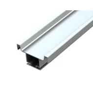 Profilis aliuminis dvigubas vertikalus L4700mm, balta RAL9010
