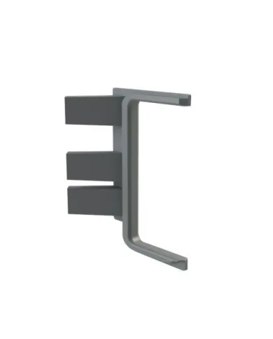 Joint for single profile GOLA II, angular, outer, grey