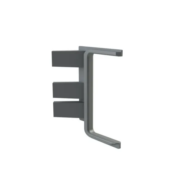 Joint for single profile GOLA II, angular, outer, grey