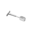 Mid support for oval tube 30x15mm, adjustable