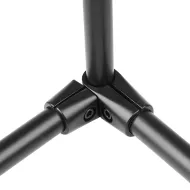 2-way connector, adjustable angle, for Ø25mm tube, chrome