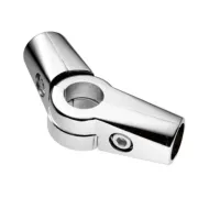 2-way connector, adjustable angle, for Ø25mm tube, black
