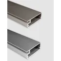 Frame profile 12, L3500mm, aluminium anodized, stainless steel
