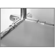 Glass support, horizontal
