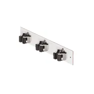 Broomstick holder, 3, 4 or 5-way, clamps fixed