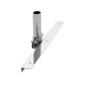 Shelf fixing element, for Ø25mm tube